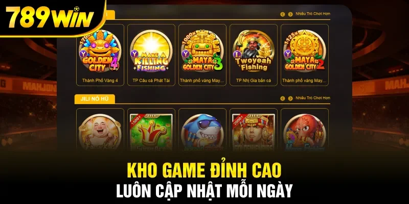 Kho game đỉnh cao luôn cập nhật mỗi ngày