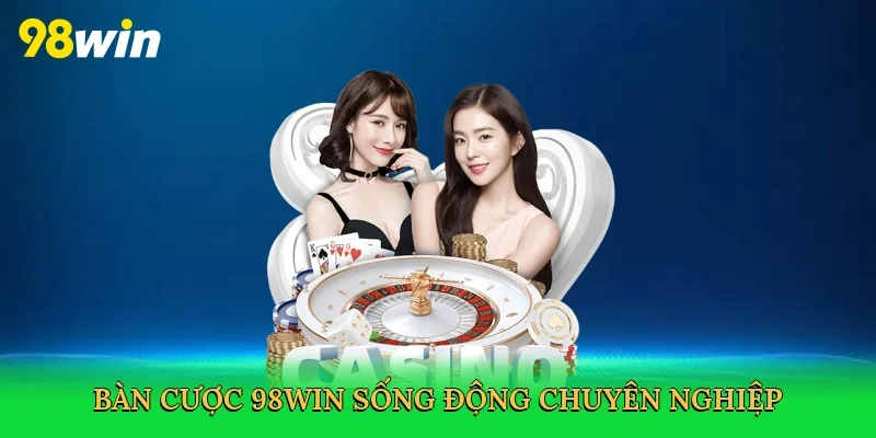 Bàn cược 98win sống động chuyên nghiệp